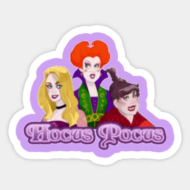 Hocus Pocus Witches Sticker by enchantedrealm